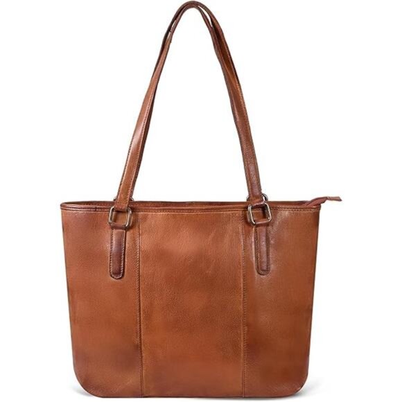 Leather Purse For Women - Real Leather Tote For Women - Ladies Shoulder Handbag